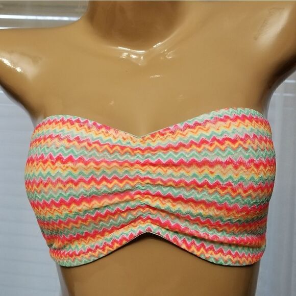 MEDIUM PINK Victoria's Secret Bandeau Bralette Set - Picture 6 of 11